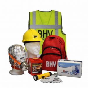 BHV backpack with complete contents