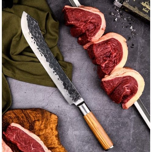 Forged Olive Butcher Knife