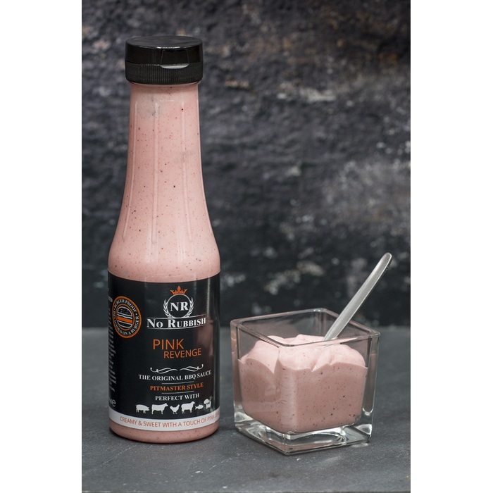No Rubbish - Pink Revenge Sauce (Creamy and Sweet with a touch of Pink Devil)