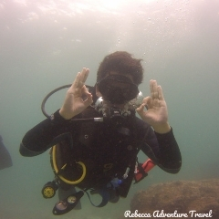 Rebecca Adventure Travel Diving Check