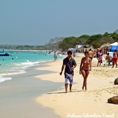 Rebecca Adventure Travel Cartagena Beach