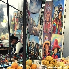 Rebecca Adventure Travel Otavalo Market Art