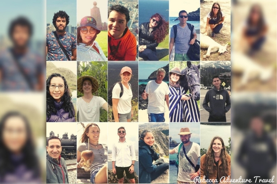 Team Collage - Rebecca Adventure Travel