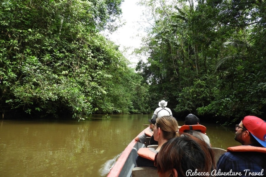Canoe trip in the Amazon
