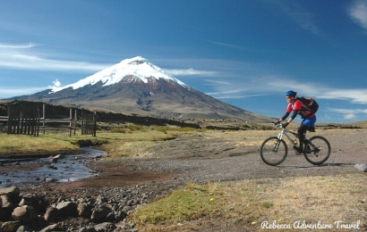 Biking Around the Cotopaxi Volcano