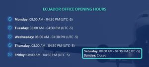 Ecuador horario