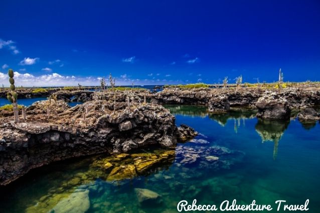 Panoramic view of the beautiful Galapagos Islands